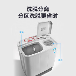 小天鹅（LittleSwan） 8公斤kg双桶双缸半自动洗衣机大容量家用半自动洗衣机小型宿舍TP80VDS08