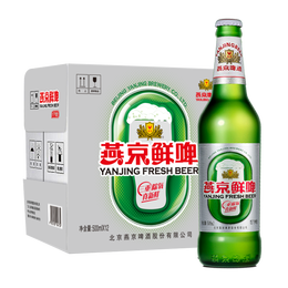 YANJING BEER 燕京啤酒 10度鮮啤 500ml*12瓶
