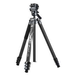 富圖寶（Fotopro）飛行一號(hào)Max Video碳纖維扳扣設(shè)計(jì)大管徑相機(jī)微單攝影攝像視頻拍攝液壓云臺(tái)專業(yè)相機(jī)三腳架 原碳灰