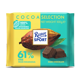 Ritter SPORT 瑞特斯波德 尼加拉瓜 醇黑巧克力 100g