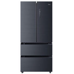 美的（Midea）【双系统不串味】508冰箱对开门法式多门一级能效风冷无霜9分钟急速净味除菌大容量家用532电冰箱 508双系统PST+杀菌净味除乙烯