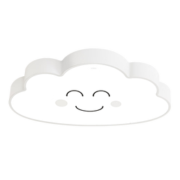 雷士（NVC）LED儿童灯卧室吸顶灯 儿童房温馨创意童真童趣灯具灯饰 全光谱云朵-白 32W三段调光
