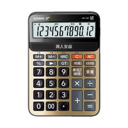 CASIO 卡西歐 MY-120-GD 語音計算器 蟠龍金 小型款