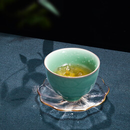 東道 青瓷主人杯功夫茶杯 70ml 梅子青