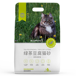 ODIN 奧丁 綠茶豆腐貓砂10kg20斤無(wú)塵結(jié)團(tuán)控臭吸水可沖廁所2.5kg*4袋整箱裝