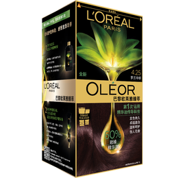 L'OREAL PARIS 巴黎歐萊雅 臻萃染發(fā)霜 #4.25羅蘭冷棕 1盒