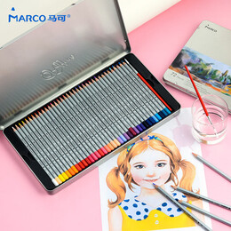 PLUS會員：MARCO 馬可 Raffine系列 7120-72TN 水溶性彩色鉛筆 72色鐵盒裝