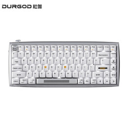 6日20點：DURGOD 杜伽 Hi Keys 三模機械鍵盤 84鍵 茶軸