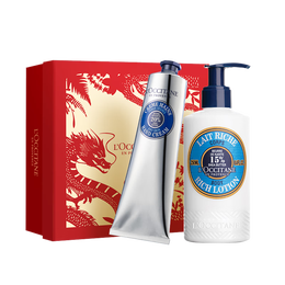 欧舒丹乳木果套装礼盒(身体乳+护手霜)滋润保湿防干裂易吸收新年礼物