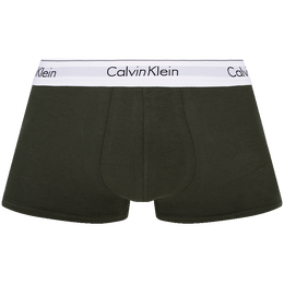 Calvin Klein内衣【摩登引力带】男士两条装ck本命年提花棉质平角内裤男NB1086 GUC-浅卡其色/酱紫 2条 M