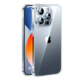 绿联（UGREEN）适iPhone15/16promax手机壳透明苹果15plus防摔壳套镜头全包15气囊壳男女通用 晶透气囊壳【TPU软壳+镜头全包】 iPhone 15 Pro