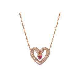 SWAROVSKI 施華洛世奇 女士UNA項鏈 鍍玫瑰金色 5662874