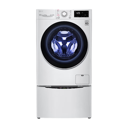 LG 11Kg全自动滚筒+2.5Kg波轮洗衣机母婴双筒分区健康洗蒸汽除菌除螨DD直驱变频14分快洗大容量家用 【13.5KG子母分区双擎】 奢华白FY13WYW