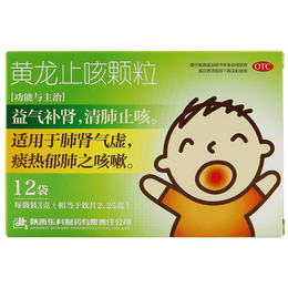 藥王山 黃龍止咳顆粒3g*12袋/盒