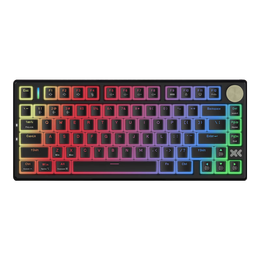 聯(lián)想（Lenovo）小新K5 Pro客制化機械鍵盤 黑巧夾心 煥彩RGB HIFI音 三?？?薄荷果凍軸 Gasket 軟彈結(jié)構(gòu)