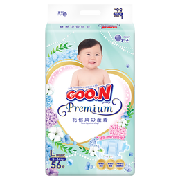 GOO.N 大王 花信風(fēng) 紙尿褲 L56片(9-14KG) NB/S/M/XL尺碼可選