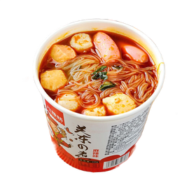 川豫情 關東煮懶人速食火鍋桶裝即食丸子方便粉絲麻辣燙138g 麻辣關東煮138gX3桶