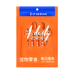 HEBIAN 盒邊 寵物零食 主食魚油貓條 20包