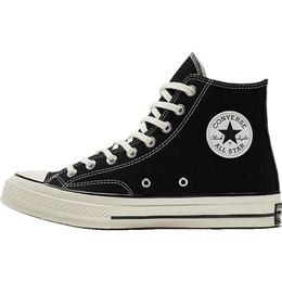 匡威（Converse）帆布鞋男鞋女鞋2024秋季新款1970S三星标经典高帮运动鞋休闲鞋 1970S黑色高帮162050C 37.5
