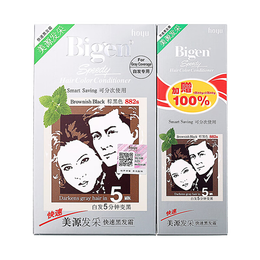 Bigen 美源 發(fā)采快速黑發(fā)霜 #882s棕黑色 160g