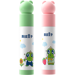 FROGPRINCE 青蛙王子 寶寶保濕潤唇膏 無香型 4g+草莓味 4g