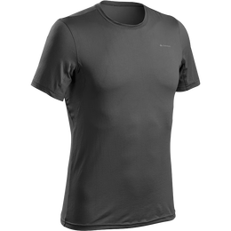 DECATHLON 迪卡儂 MH100 男子速干T恤 8316244 黑灰色 M