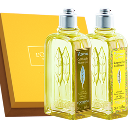 L'OCCITANE 歐舒丹 馬鞭草套裝（沐浴露250ml+洗發(fā)水250ml）控油女神節(jié)禮物