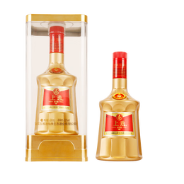 五糧液股份出品 九洲至樽醉美山河 小瓶裝 濃香型白酒 聚會(huì)宴請(qǐng)送禮用酒 52%vol 100mL 5瓶 （贈(zèng)禮袋)
