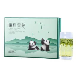 峨眉雪芽高山绿茶180g 2024新茶现货茶叶礼盒四川峨眉山茶送礼礼盒装