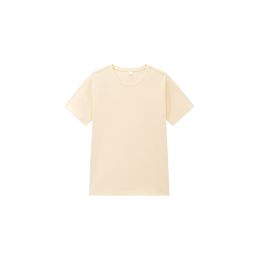 YANXUAN 網(wǎng)易嚴(yán)選 男女款圓領(lǐng)短袖T恤 4029236 沙色 XL
