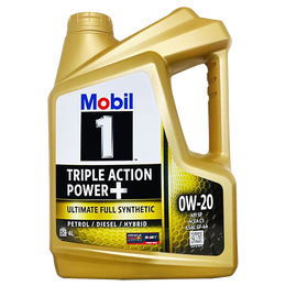 Mobil 美孚 金裝1號(hào)全合成機(jī)油 0W-20 4L/桶 SP級(jí) 香港版
