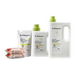 babycare 嬰兒洗衣液組合裝500ml+800ml+1.8L+西柚皂*2（3.1L組合裝）