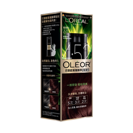 L'OREAL PARIS 巴黎歐萊雅 臻萃輕松染發(fā)乳 #4.52 暖栗棕 1盒
