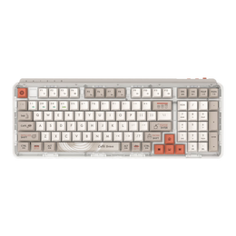 MIIIW米物ART系列咖啡主题 机械键盘Z980Promax 无线蓝牙 98键 游戏办公键盘 男生女生 VCPro轴AK06
