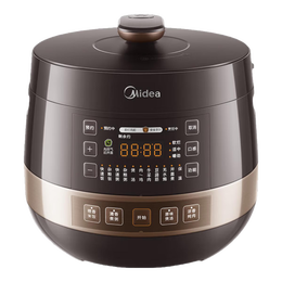 美的（Midea）电压力锅高压锅 家用全自动智能预约易清洁不粘双胆一键排气煲汤炖肉保温电饭煲 MY-YL50Easy203 4.8L