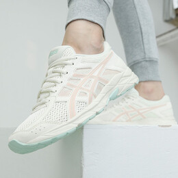 ASICS 亞瑟士 GEL-CONTEND 4 女子跑鞋 T8D9Q-106 米色/藕粉 38