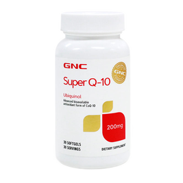 GNC健安喜超级泛醇辅酶ql0还原性辅酶coq10软胶囊高浓度高浓缩200mg30粒