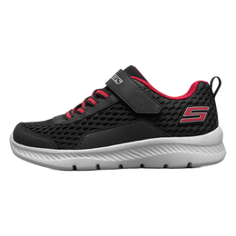 SKECHERS 斯凱奇 COMFY FLEX 2.0 男童休閑運(yùn)動鞋 400045L/BKRD 黑色/紅色 35碼