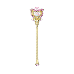 奥迪双钻巴啦啦小魔仙15周年礼盒少女心项链魔法棒变身玩具女孩新年礼物 纪念版魔法棒-金色(炫光版)