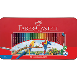 FABER-CASTELL 輝柏嘉 115973 水溶性彩色鉛筆 72色 鐵盒裝