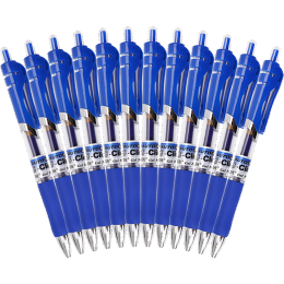 M&G 晨光 EN-GEL系列 K-35 按動(dòng)中性筆 藍(lán)色 0.5mm 12支裝