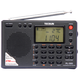 TECSUN 德生 PL-380 收音機(jī) 黑色