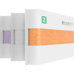 Z towel 最生活 新疆長絨棉毛巾 純棉洗臉巾 全棉加厚 3條裝白/紫/橘 34*76cm120g