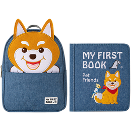 my first book婴幼儿蒙氏早教宝宝布书儿童玩具土豪书新生儿见面礼生日礼物礼盒 宠物主题(1-6岁)同理心+责任感