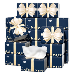 梵布伦斯大包蝴蝶结抽纸纸面巾实惠装餐巾纸卫生纸家庭装擦手抽纸 【蝴蝶结大包系列】 5层 360张*20包