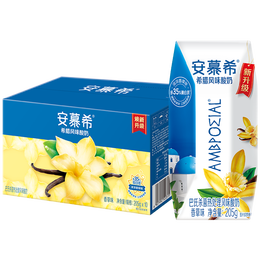 安慕希伊利香草味风味酸奶整箱常温牛奶乳品儿童营养早餐高端礼盒装 大溪地香草205gx10盒x1箱12月产