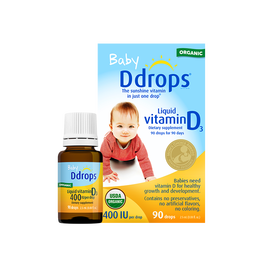 Ddrops 兒童維生素D3滴劑 400IU