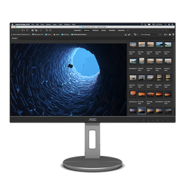 AOC 冠捷 U系列 U32N3C 31.5英寸 IPS 顯示器 (3840×2160、60Hz、128%sRGB、HDR10、Type-C 90W)