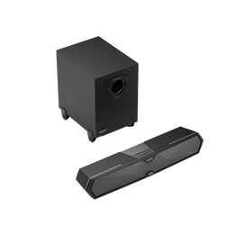 漫步者（EDIFIER）【政府补贴再降15%】M30SW 2.1桌面游戏音箱 电脑音响音箱 家用桌面台式机笔记本游戏音箱 玄黑