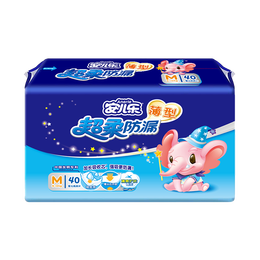 Anerle 安兒樂 超柔防漏 極薄芯 嬰兒紙尿片 M40片